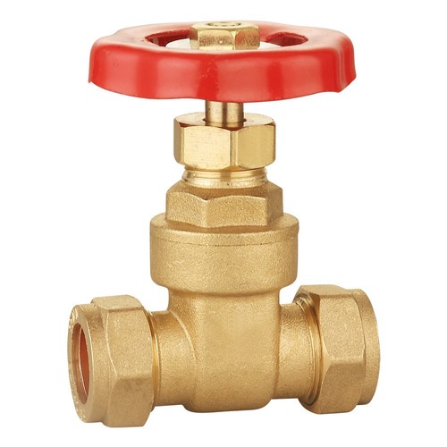 Brass gate valve wras - gate, approved