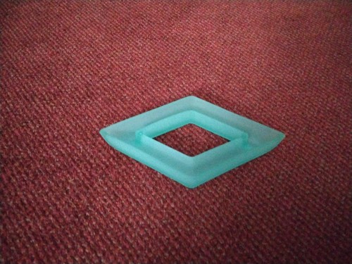 Vintage diamond shape - vintage, green