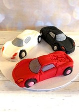 Handmade Sugar Sports Car Cake