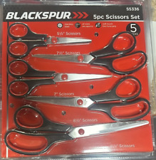 5 Pcs Stainless Steel Scissor Set Sewing /Kitchen/ Household / Office / General