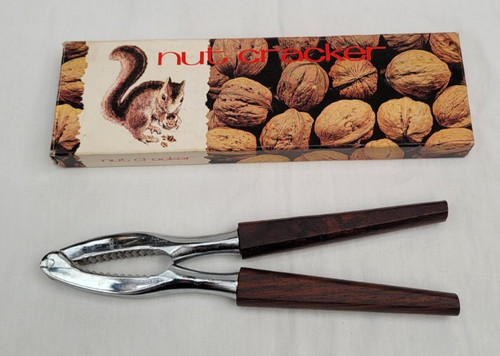 Vintage wooden handled - vintage, nut