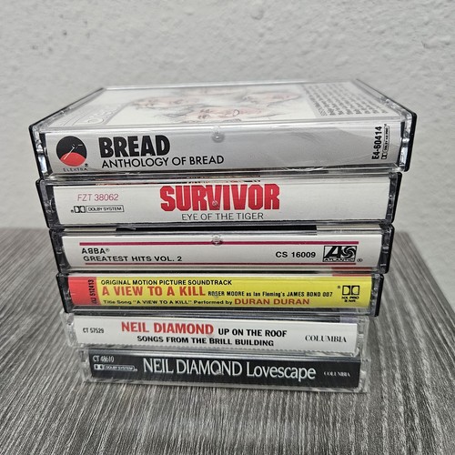 Vintage cassette tape lot - tape, 6