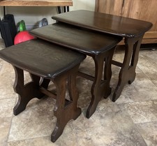 Ercol Nest Of 3 Tables Windsor