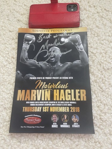 Marvin hagler boxing souvenir - marvin,