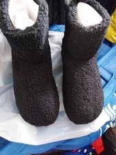 Oodie Black Sherpa Boots 40/41 New In Bag