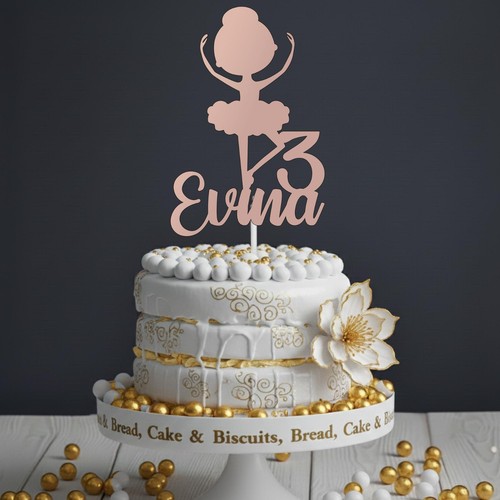 Ballerina cake topper - ballerina,