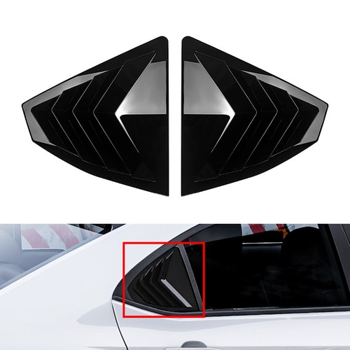 Rear window louver cover - rear,