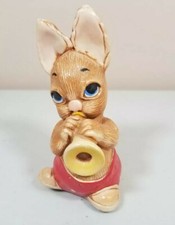 Vintage Pendelfin Red Rabbit "Phumf" Hand Painted Stonecraft England Retired
