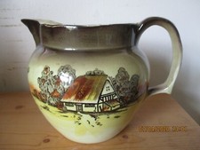 Newport Pottery Burslem Jug "Countryside"