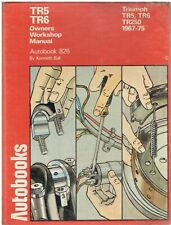 TRIUMPH TR5 TR250 TR6 SPORTS CONVERTIBLE 1967-75 OWNERS WORKSHOP MANUAL *H.BACK*