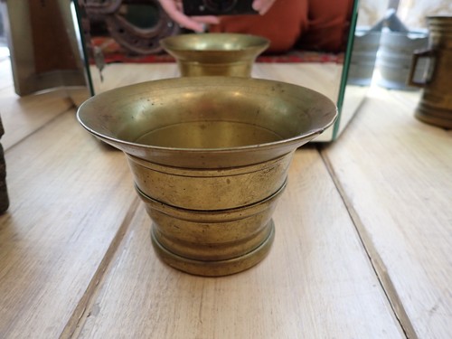 Antique brass apothecary - antique,