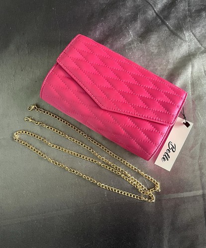 Fuschia hot pink satin quilted - satin,