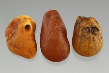 Lot of 3 BALTIC AMBER Natural