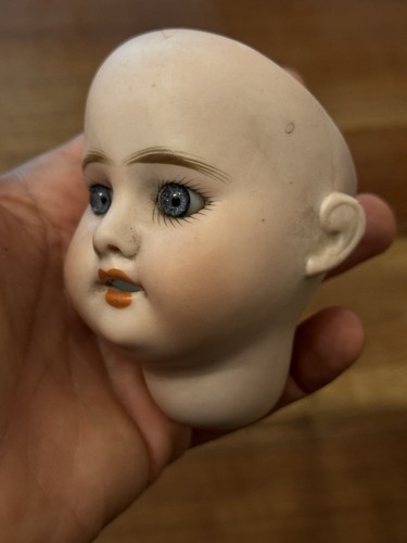 Antique porcelain doll - porcelain,