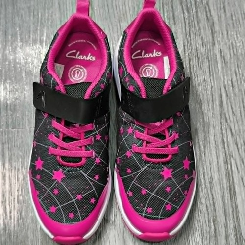 Clarks girls trainers pink - clarks,