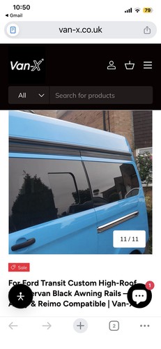 Campervan awning rail all - rail,