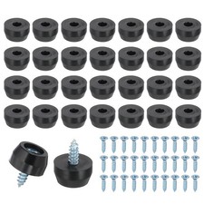28 Set Rubber Feet, 11x9x6mm
