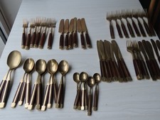 Bronze & Rosewood cutlery 55