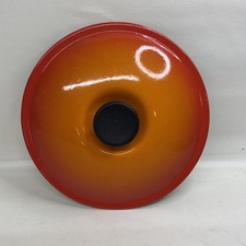 Le Crueset Pan Lid Volcanic Orange Size 20 Saucepan LID ONLY