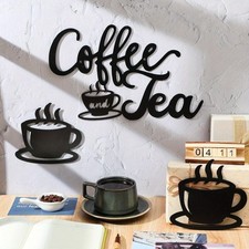 Coffee and Tea Metal Wall Art