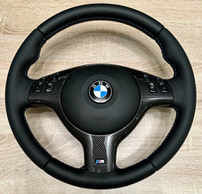 BMW E46 E39 E53 M SPORT CARBON STEERING WHEEL M3 M5 REMANUFACTURED Complete
