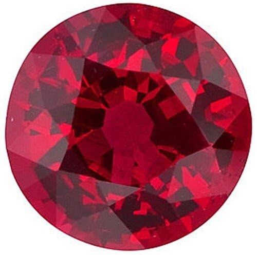 Natural extra fine ruby round - natural,