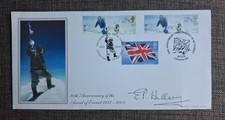 SIR EDMUND HILLARY Signed FDC