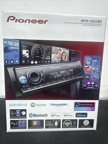 New pioneer mvh s522bs - new, 1-din