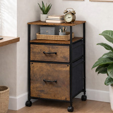 Filing Cabinet 2 Drawer Fabric