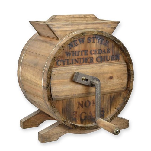 Decoration butter churn wood