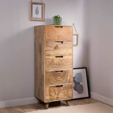 RETRO LIGHT MANGO WOOD CHEST