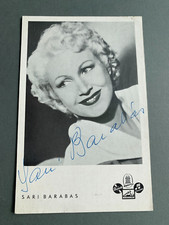 SARI BARABAS (†2012) signed