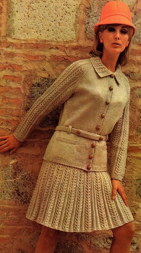 Ladies suit vintage - , knitting