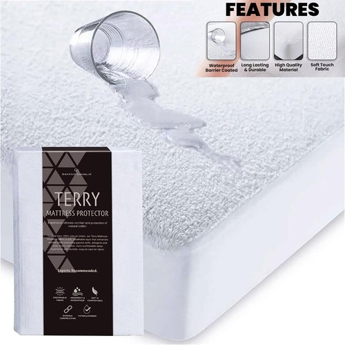 Terry towel mattress protector - mattress,