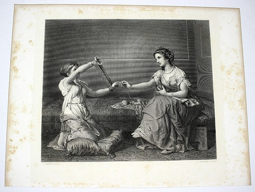1880s print the skein winder - the,