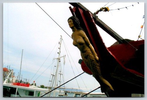Mermaid figurehead ship harbor - figurehead,