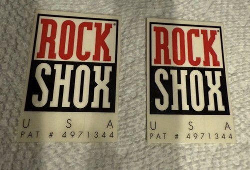Rock shox fork decal set - rock,