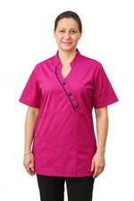 Ladies Pink Salon Tunic Beauty