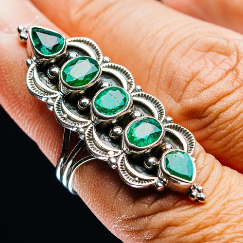 Zambian emerald ring size - ring, 6