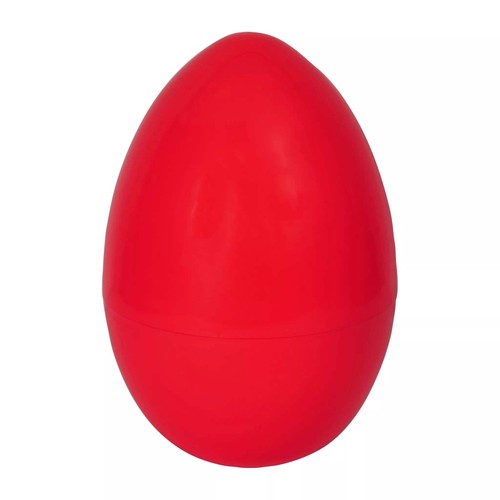 Plastic egg jumbo red - red, 14"