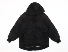 Topshop Women's Black Puffer