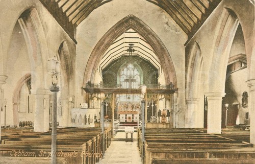 Cobham vintage postcard - vintage,