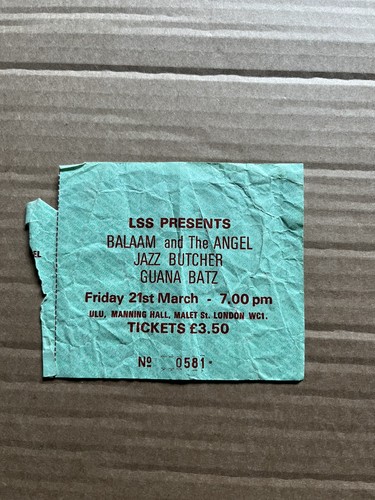 Baalam the angel concert - the,