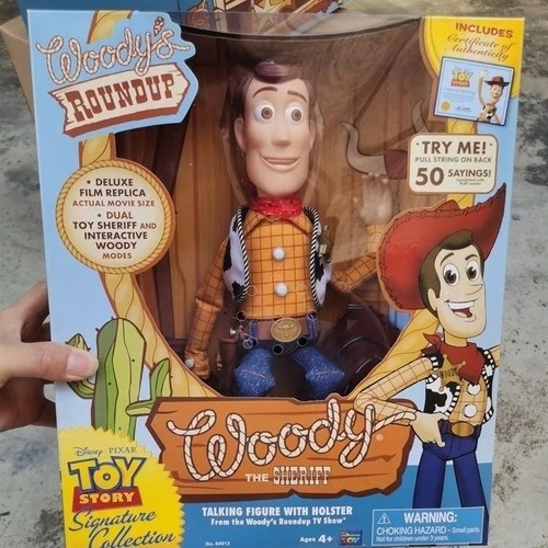 Pull string woody interactive - pull,