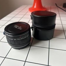 Teleplus 2x C-AF  MC4 Teleconverter Lens for Canon EOS with Front & Rear Cap