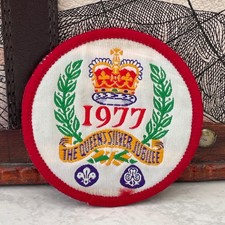 Vintage Patch QUEEN'S SILVER