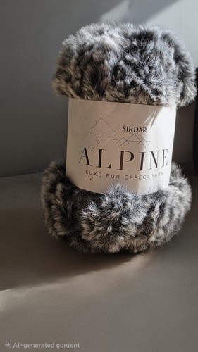 Sirdar alpine luxe fur - luxe, effect