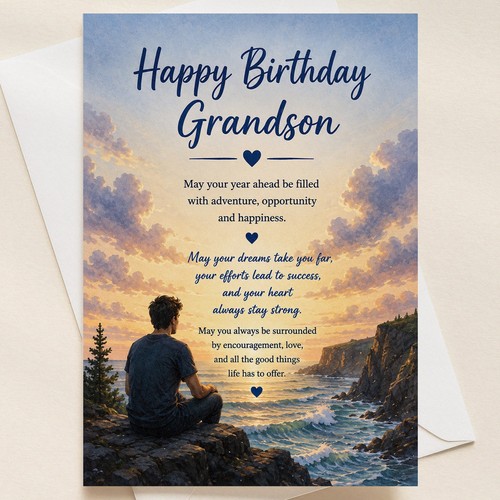 Happy birthday grandson - birthday,