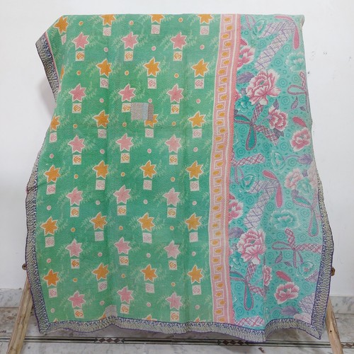 Vintage kantha quilt fine - vintage,
