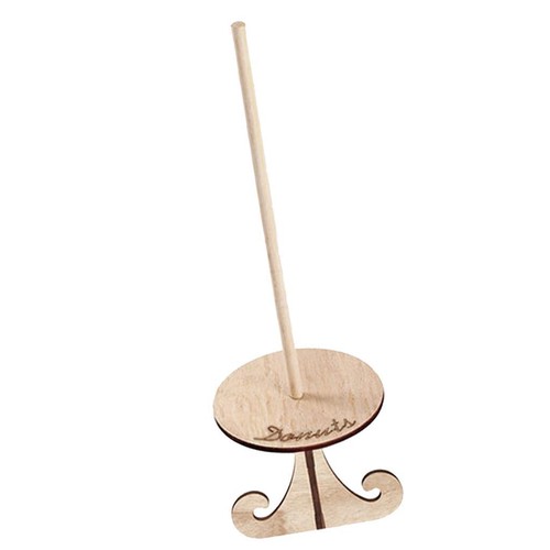 Wood donut display - display, stand